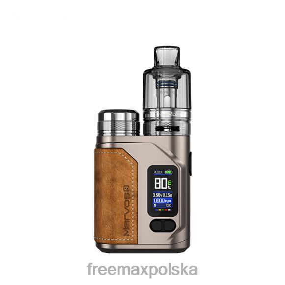 Best FreeMAX Vape - FreeMAX MARVOS zestaw 80w PF4V640 brązowo-żółty