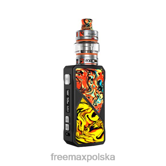 Best FreeMAX Vape - FreeMAX MAXUS Zestaw 50w PF4V670 pomarańczowy żółty